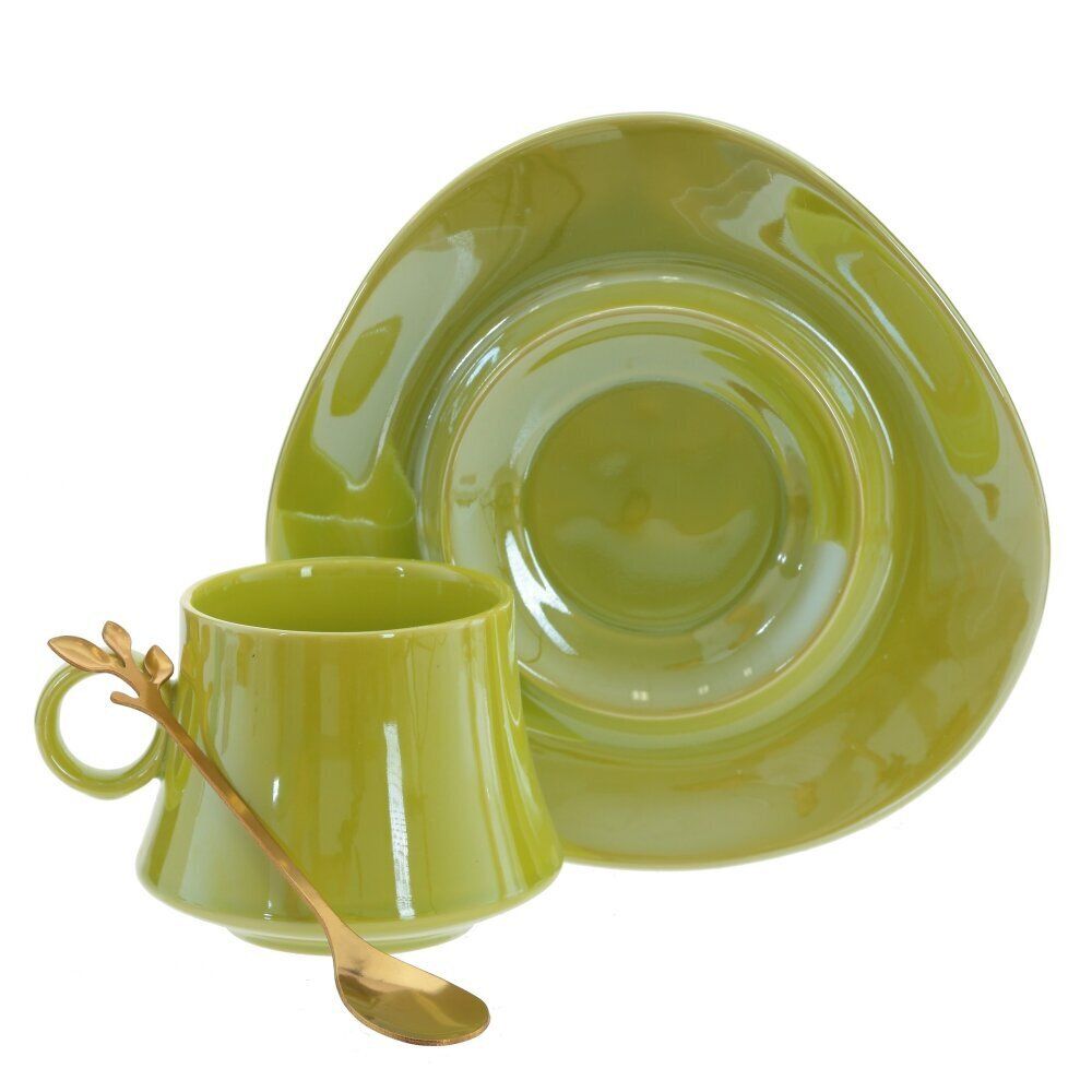 GAEM Кружка с блюдцем и ложкой, 200 мл, L16 W15,5 H8,5 см