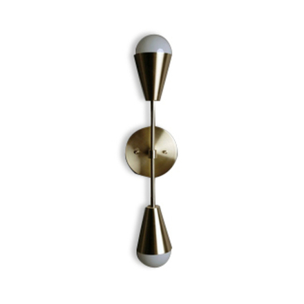 Wall design lamp  Triad Dyad by Apparatus (Gold)