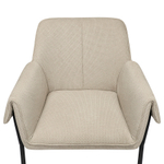 Стул aline, шенилл, серо-бежевый/черный