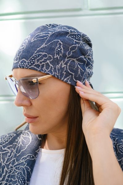 Бандана из джинсового жаккарда