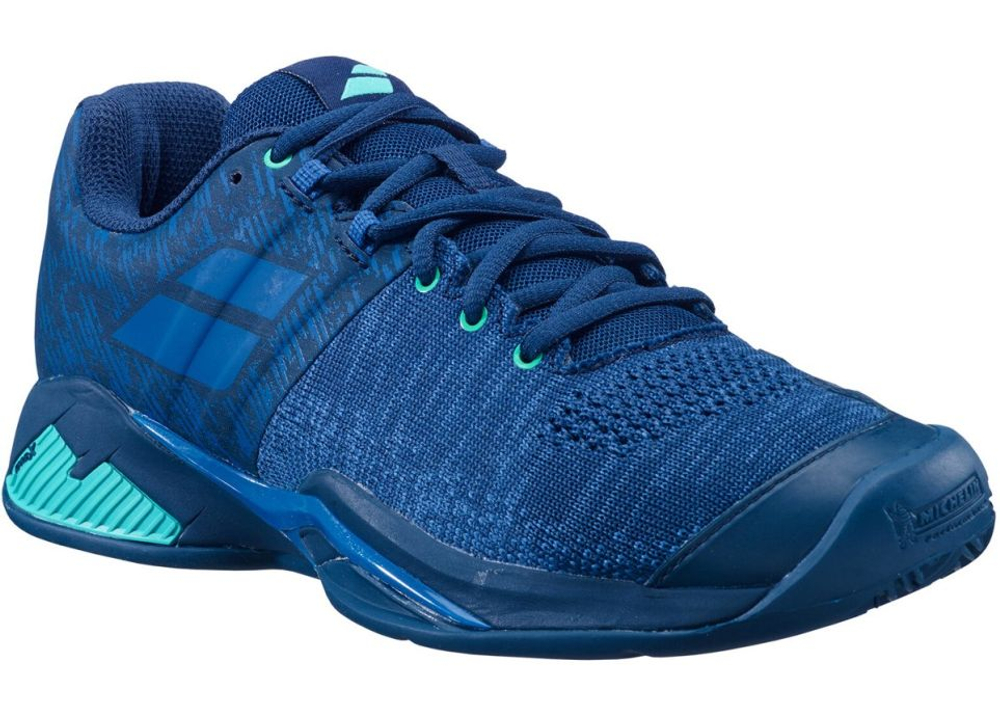 Теннисные кроссовки Babolat Propulse Blast Clay Men - dark blue/viridian green