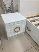 Тумба Милан МДФ белый/белый