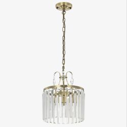 Citilux Инга CL335133 Люстра хрустальная подвесная Бронза