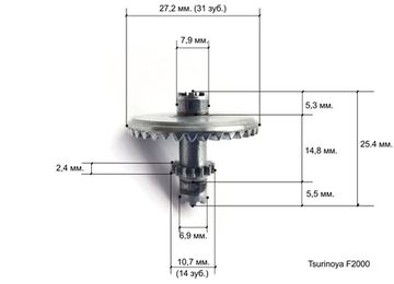 Ведущая шестерня F2000