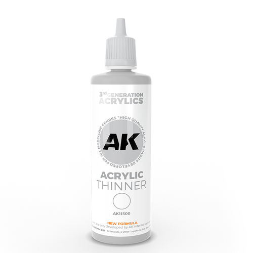 Разбавитель для акриловых красок AK Interactive Acrylic Thinner 100ml