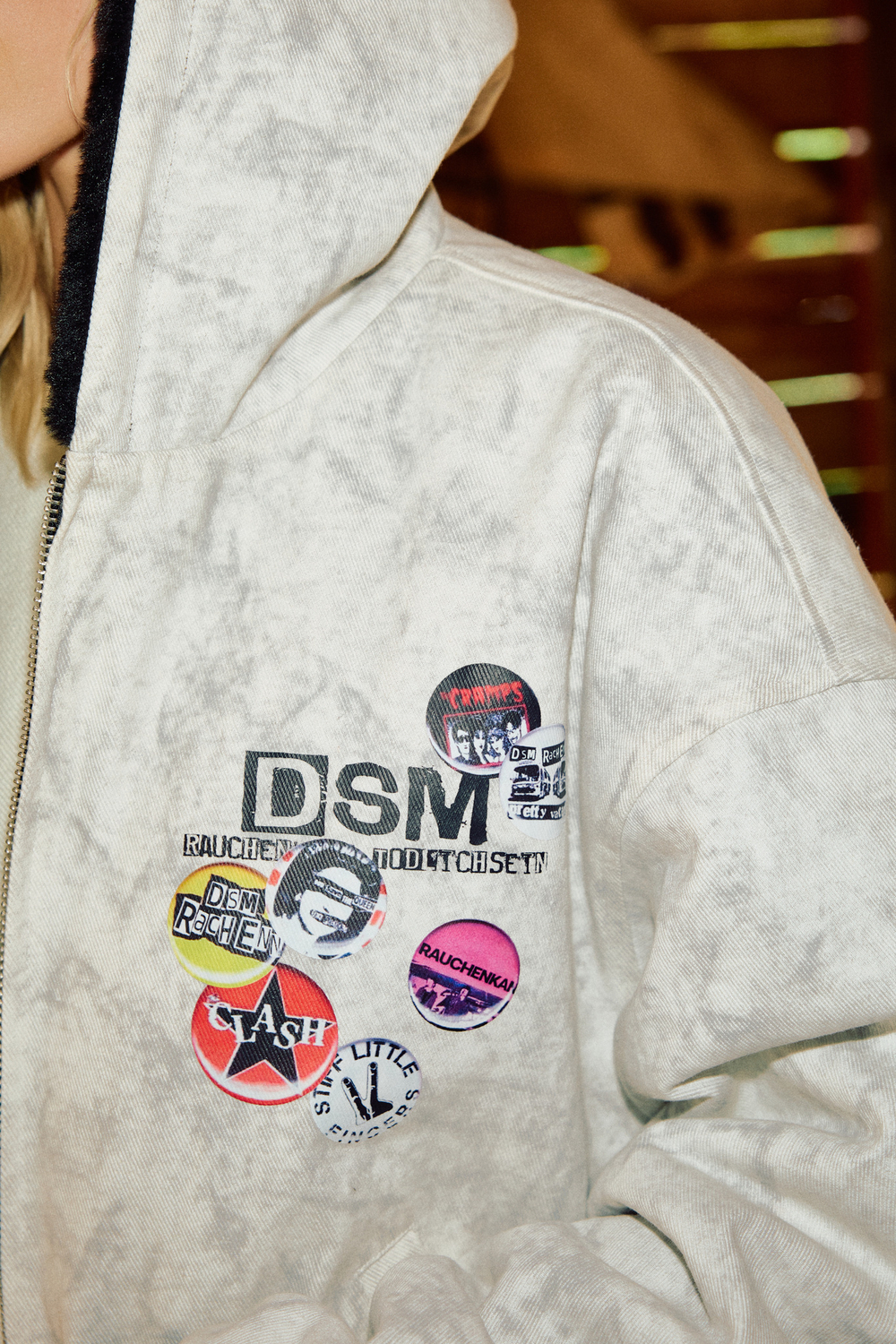 Утепленный бомбер DONSMOKE "Trees Pattern" MA-1 Fur Jacket