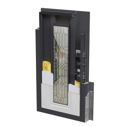 Входная дверь Имперо со стеклом и терморазрывом