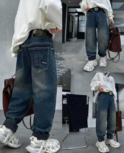 джинсы утепленные на резинке "No limits" 5005