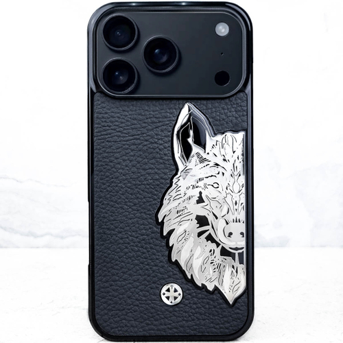 Euphoria HM Metal Wolf Black Leather