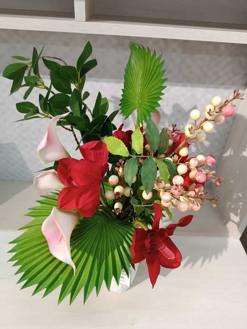 Цветы искуственные декоративные малые букеты