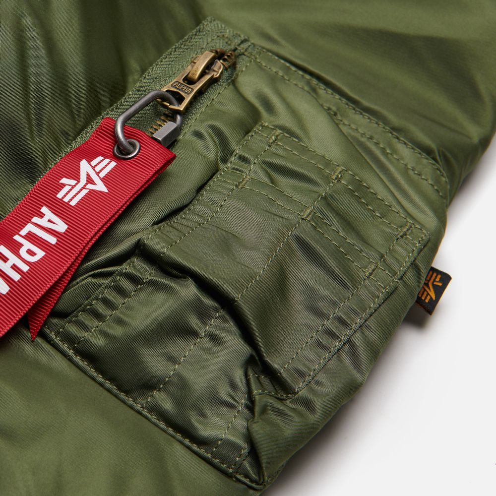 Бомбер Alpha Industries MA-1 Mod Sage Green (Зеленый)