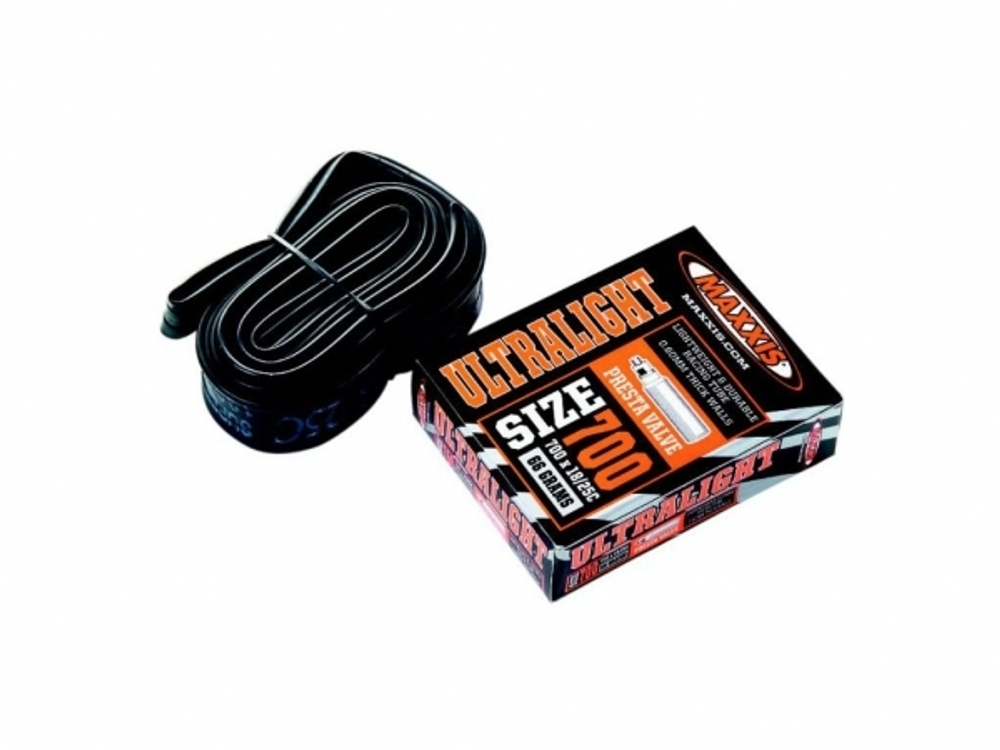 Камера Maxxis Welter Weight 700x18/25C 0.9 мм вело нип. 48 мм (IB81555000 =&gt; IB81555100)