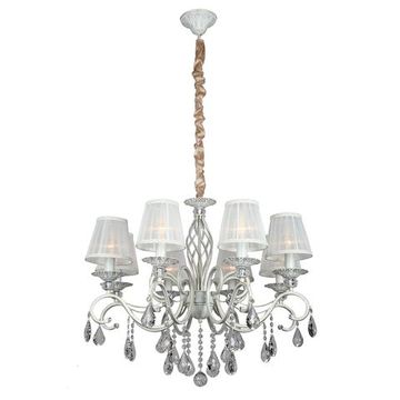 Люстра подвесная OML-79103-08 белый+золото Omnilux Belluno