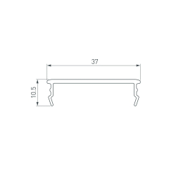 Экран IP-LINE-4050-2000 OPAL (Arlight, Пластик) 053900