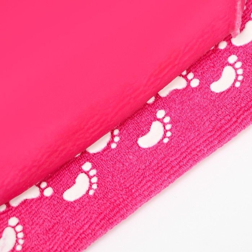 Розовые SPA-носочки на основе натуральных масел «Питание и увлажнение» (Цвет: розовый)