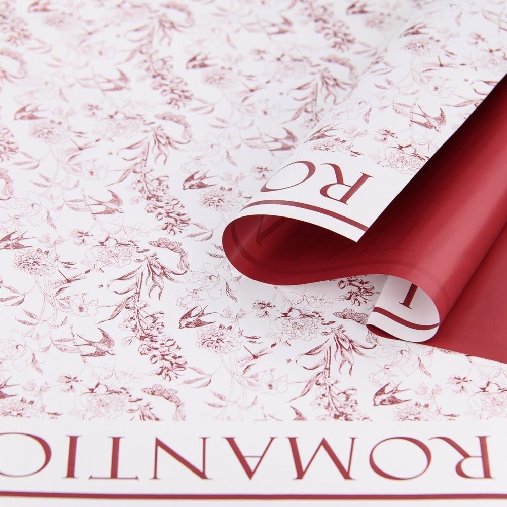 ЛИСТ &quot;Романтика&quot; 58*58/20шт ВИННЫЙ