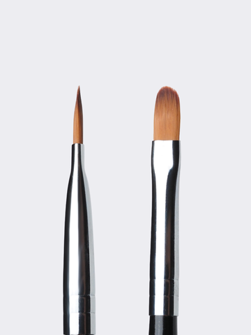 NR Кисть №01 для геля с закругленным ворсом (12 мм)