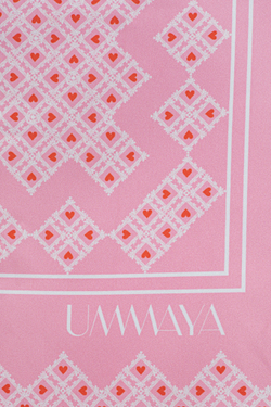 ПЛАТОК ИЗ ПОЛИЭСТЕРА С АВТОРСКИМ ПРИНТОМ 90*90