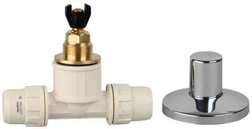 ЗУБР ШиреФит, штуцер с гайкой - кран запорный - штуцер с гайкой, 16 мм, запорный кран (51570-16)