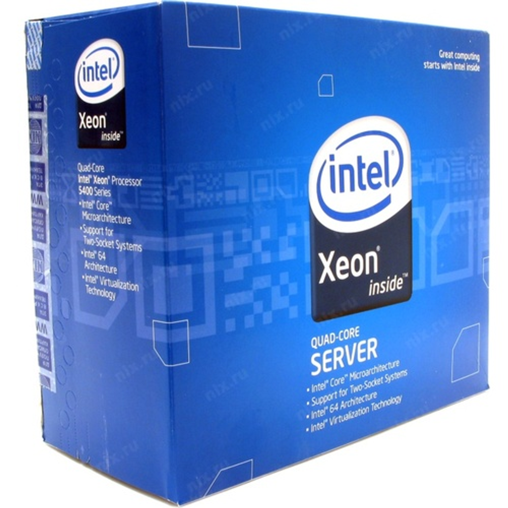 Процессор LGA 771 CPU Intel Xeon E5405 BOX Active or 1U Passive 2.0 ГГц/ 12Мб L2/1333МГц LGA771