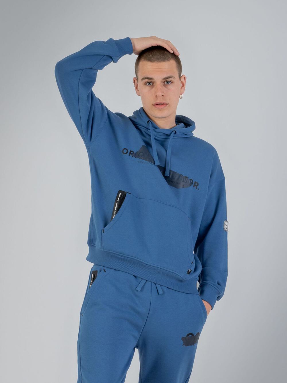 Худи мужское ORIGINAL CREATOR ERROR_404 HOODIE, Синий