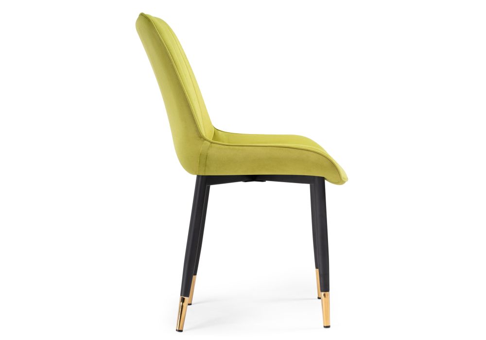 Стул на металлокаркасе Seda 1 khaki / gold / black