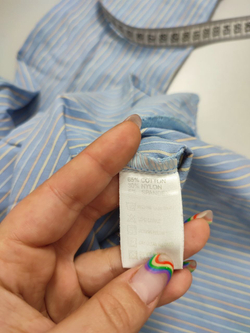 Рубашка Fresco в полоску 42 размер