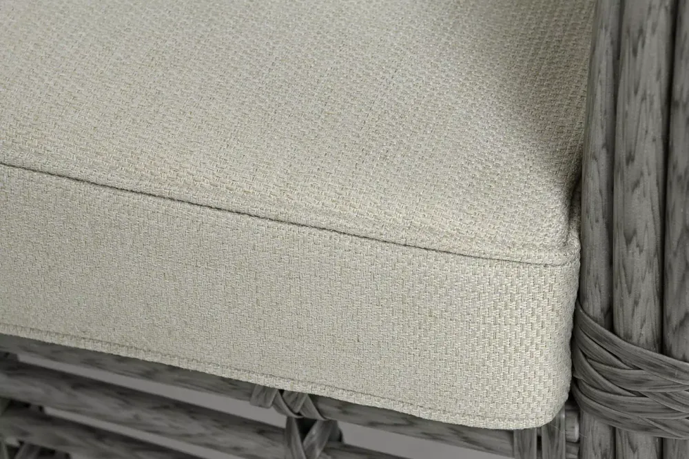 "Ницца" кресло из искусственного ротанга, цвет серый