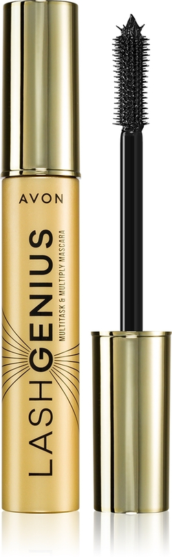 Avon Lash Genius Multitask & Multiply - Уплотняющая, подкручивающая и разделяющая тушь для ресниц 5 в 1, 10 ml