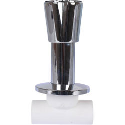 Вентиль c хром. ручкой трилистник KALDE 20