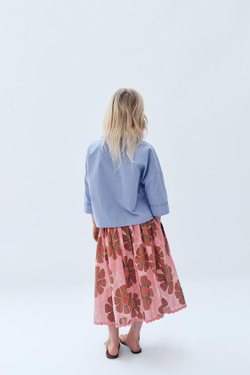 ZARA ЮБКА МИДИ С ЦВЕТОЧНЫМ ПРИНТОМ - LIMITED EDITION, С ПРИНТОМ