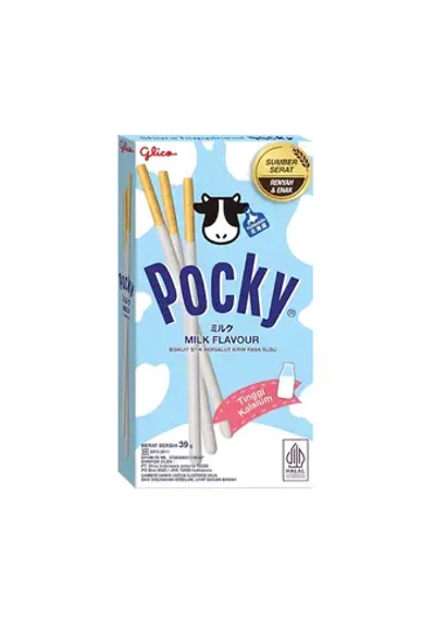 Бисквитные палочки Glico Pocky Milk со вкусом молока, 39 г