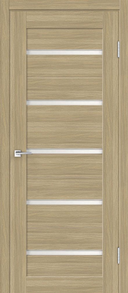 Межкомнатная дверь Velldoris Duplex PO Лакобель Белое Дуб Бавария