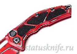 Нож Heretic Knives Medusa Auto MagnaCut Red Cel Shading Limited Editionфотография - 3