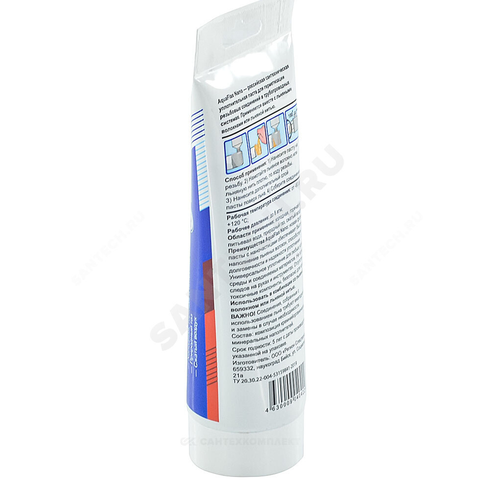 Паста для пропитки льна тюбик 270гр AQUAFLAX NANO 04042