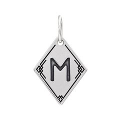 Подвеска Руна Эваз - кулон из серебра 925