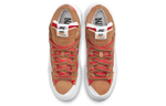 Sacai x Nike Blazer Low "British Tan" Skid-Resistant Low Panel Shoes