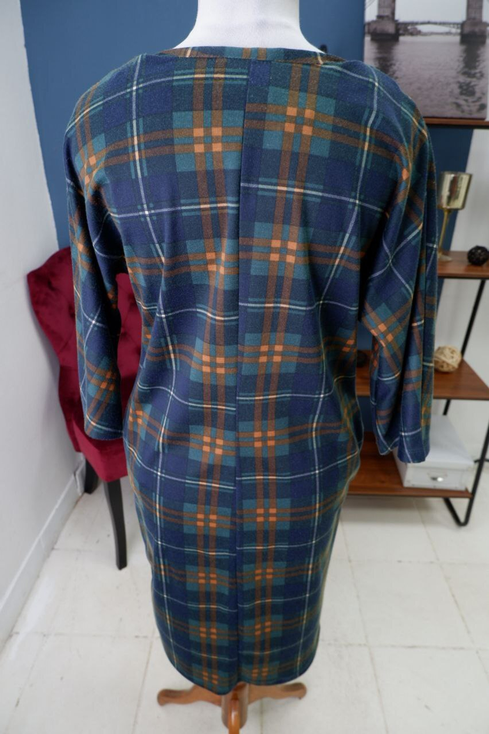 Платье Deniza в клетку 44 размер