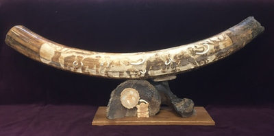 Бивень мамонта "Путешествие"