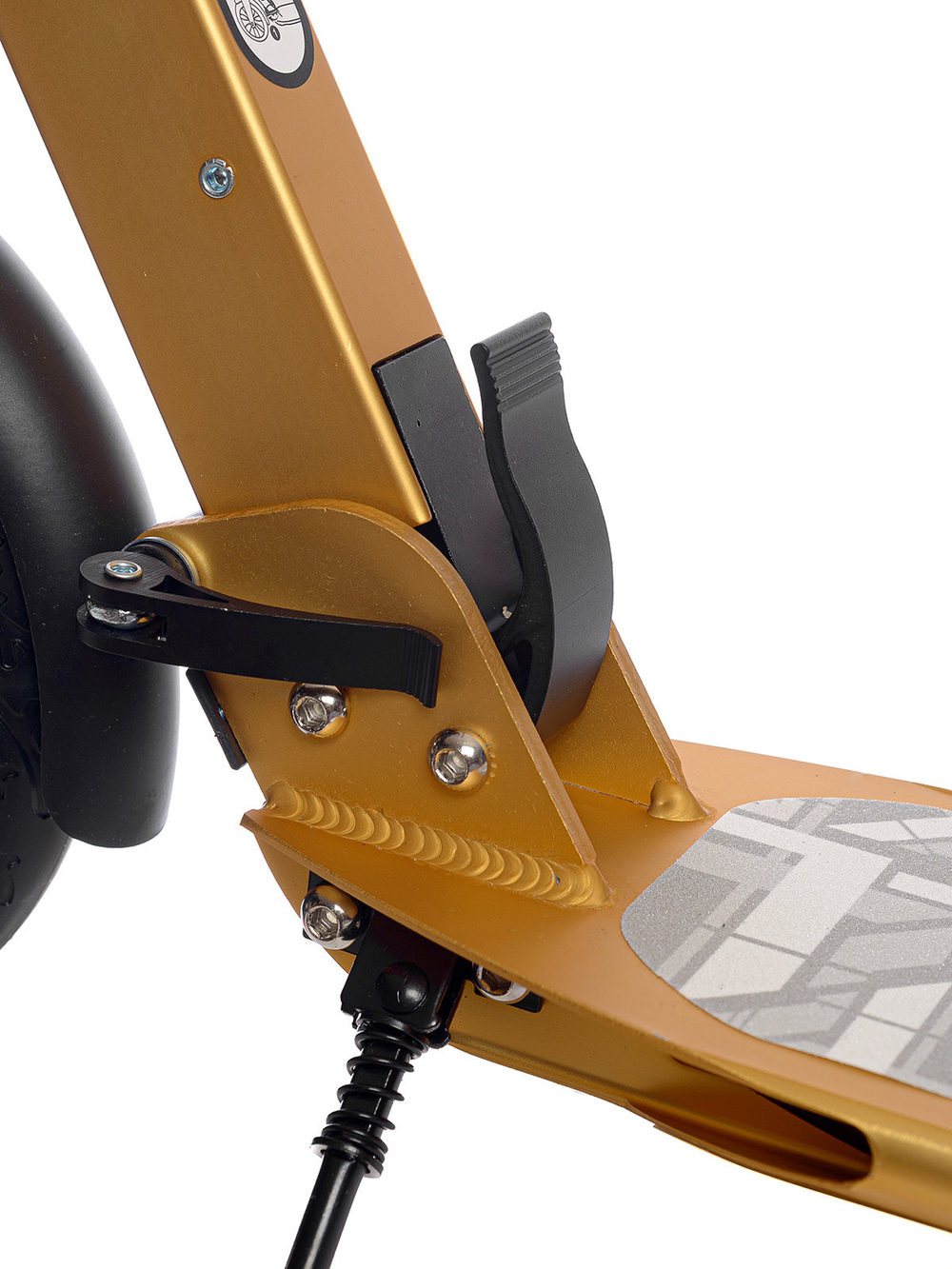 Самокат Urban Scooter Original tm Disc Bronze, (2024), с дисковым тормозом, складной, городской, двухколесный