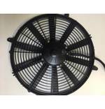 Электровентилятор 12 В, 385 мм, 240 Вт, тип В-на радиатора/нагнетание, 2800 м3/час