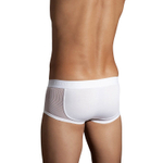 Мужские трусы-хипсы Mesh Block (Размер: XXL) (Цвет: белый)