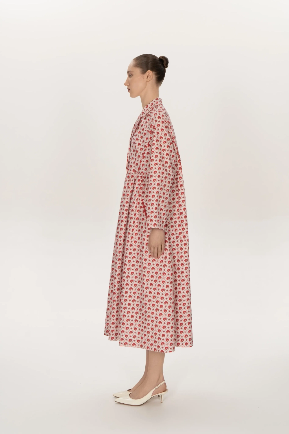 Платье «Узоры 2», красный