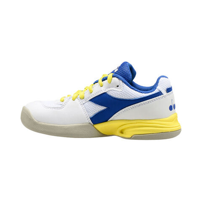 Детские теннисные кроссовки Diadora Challenge 3 Carpet Shoe Kids - White, Blue