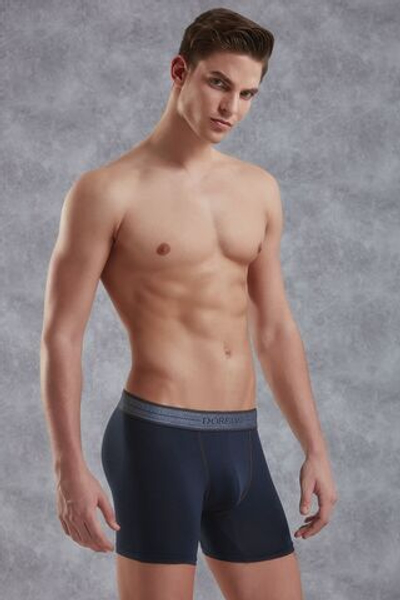 Мужские облегающие трусы-боксеры Doreanse Jeans (Размер: XXL) (Цвет: темно-синий)
