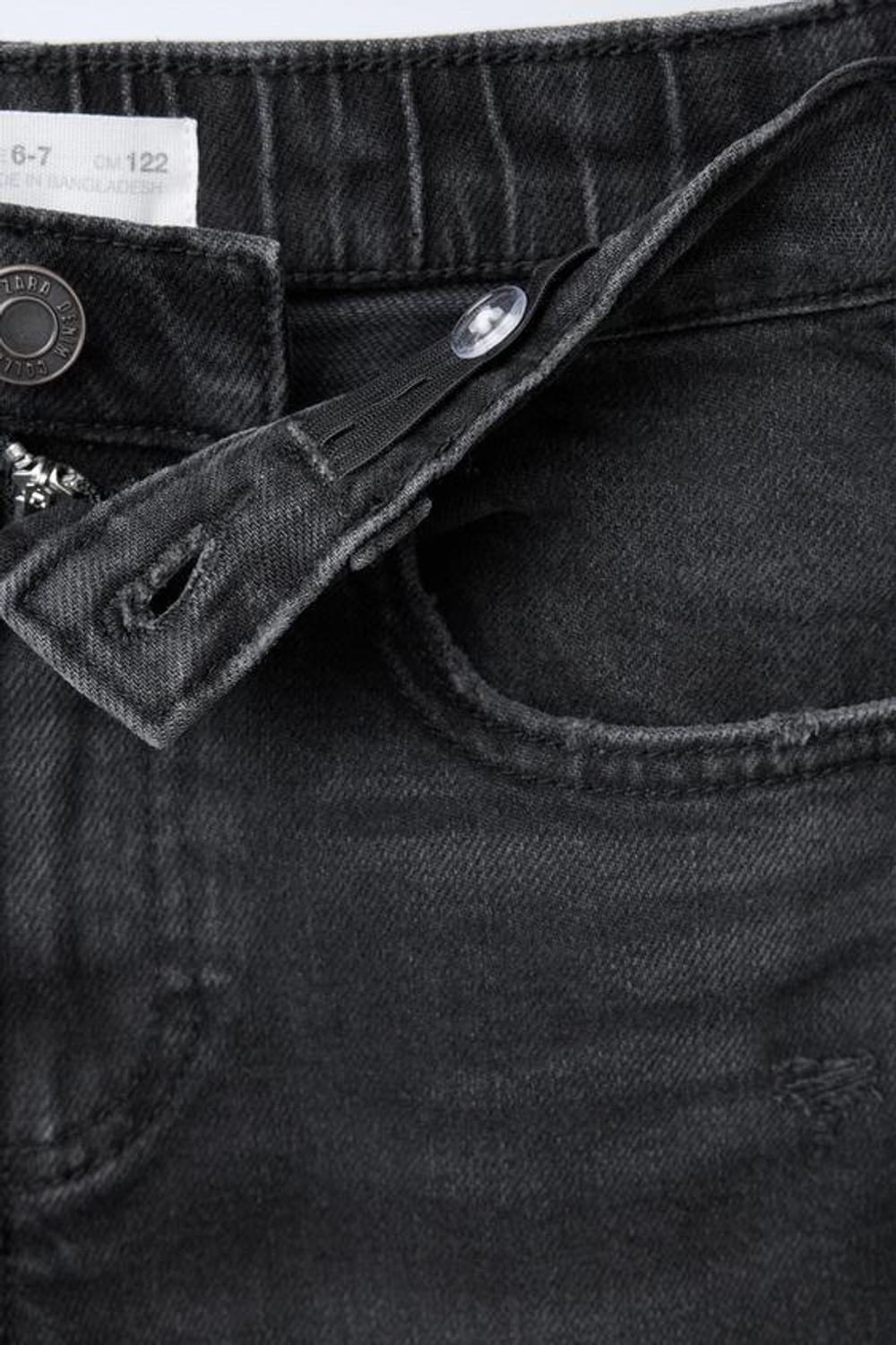 ZARA ДЖИНСЫ MOM FIT COMFORT, ЧЕРНЫЙ