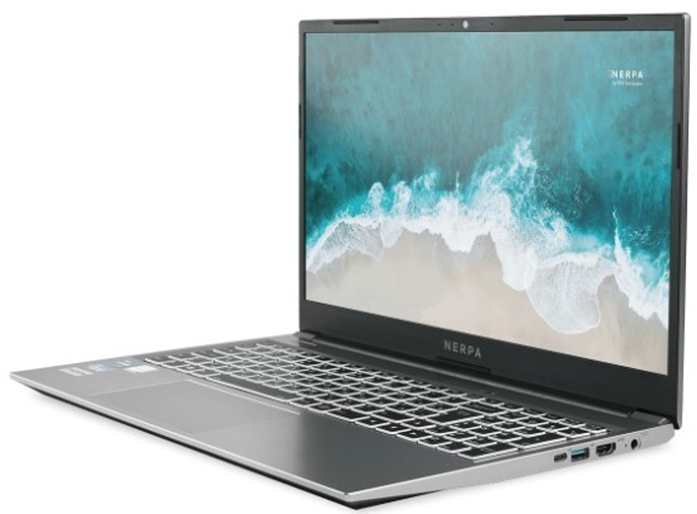 Ноутбук  Nerpa Caspica I752-15 15.6 ", Core i7, 8 Гб RAM, 256 Гб SSD, Iris Xe Graphics, Серый