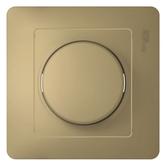 Светорегулятор (диммер) СП Glossa 300Вт поворот. в сборе титан SchE GSL000434