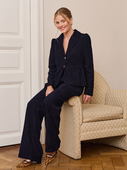 Брюки палаццо вельветовые