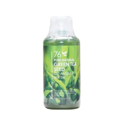 Очищающая вода с экстрактом Семян Зеленого чая 76% FarmStay Pure Cleansing Water Green Tea Seed 500мл